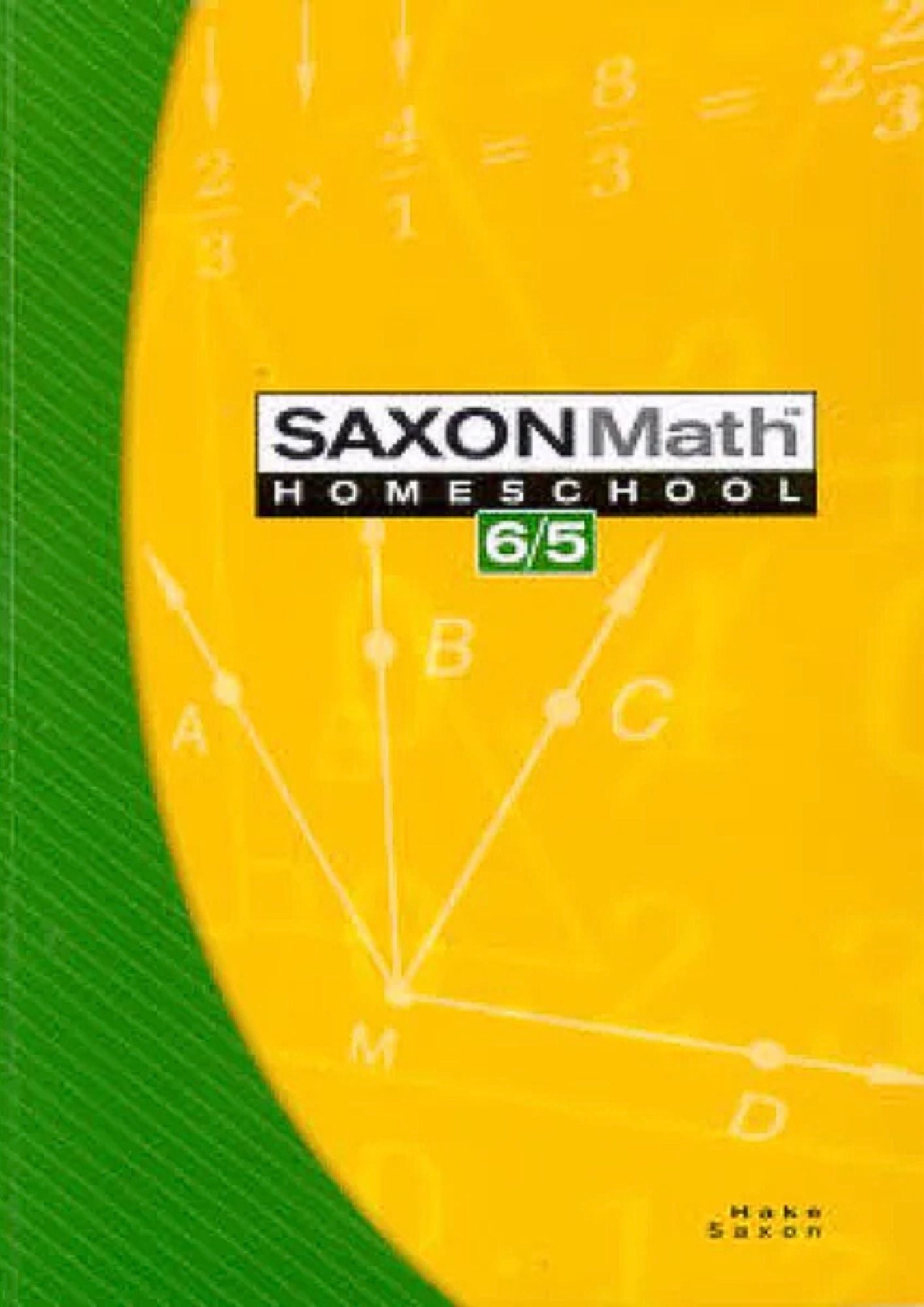 Saxon Math 6/5 Homeschool Kit
