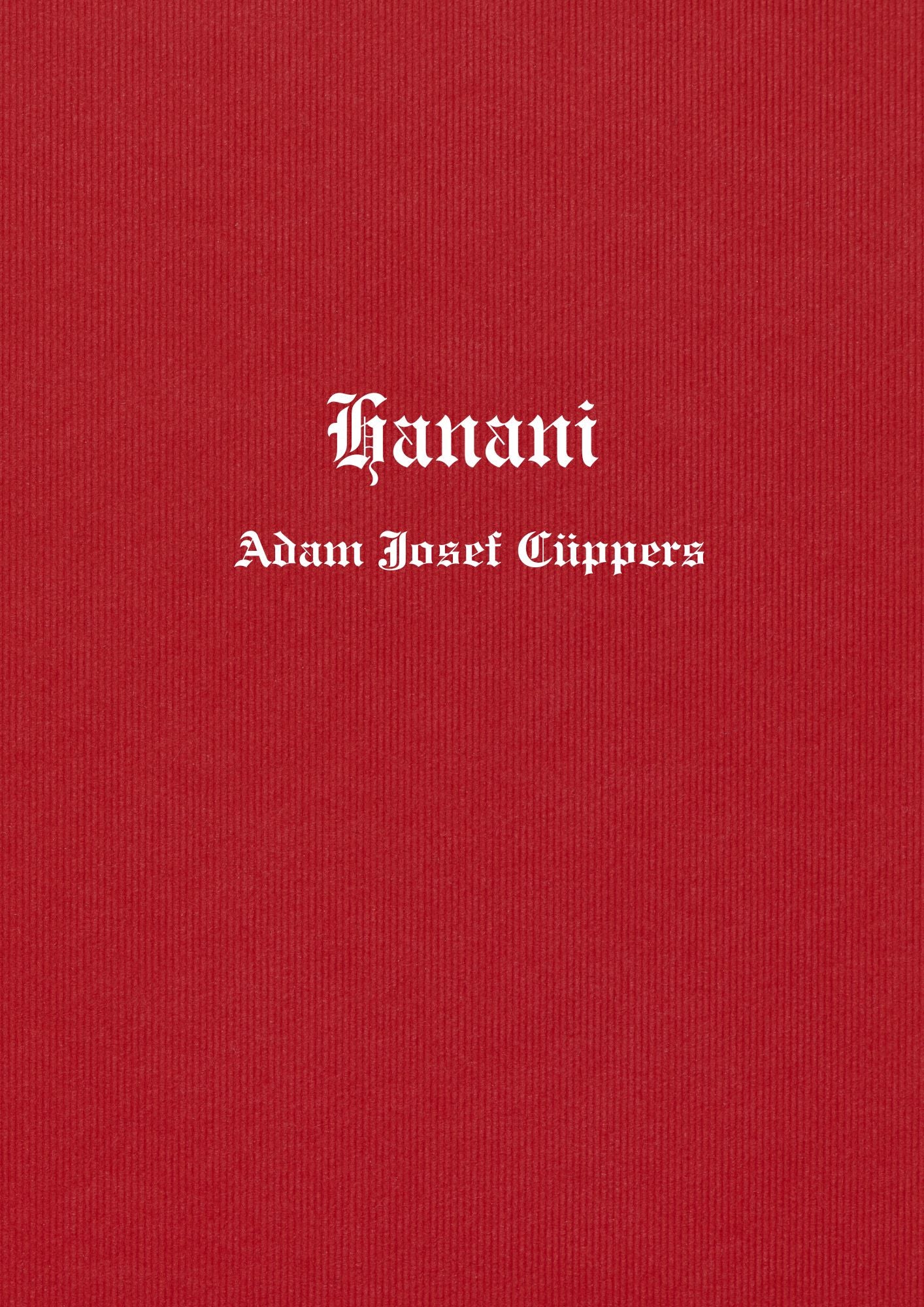 Adam Josef Cüppers: Hanani